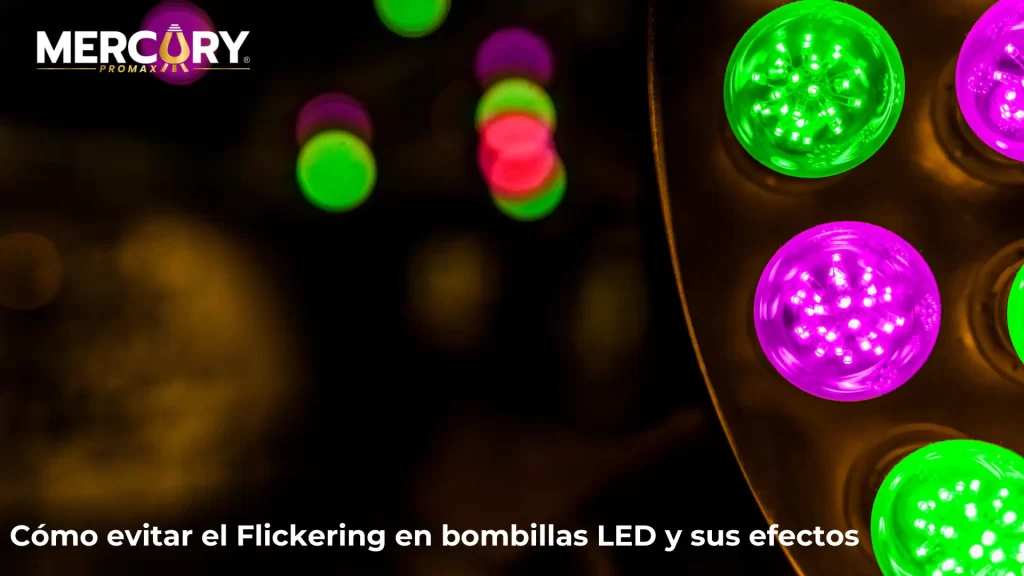 Cómo evitar el Flickering en bombillas LED y sus efectos